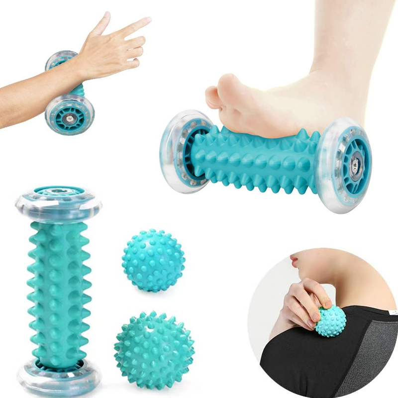 Yoga Fitness Wheel - Foot Massager Massage Roller Yoga Massage
