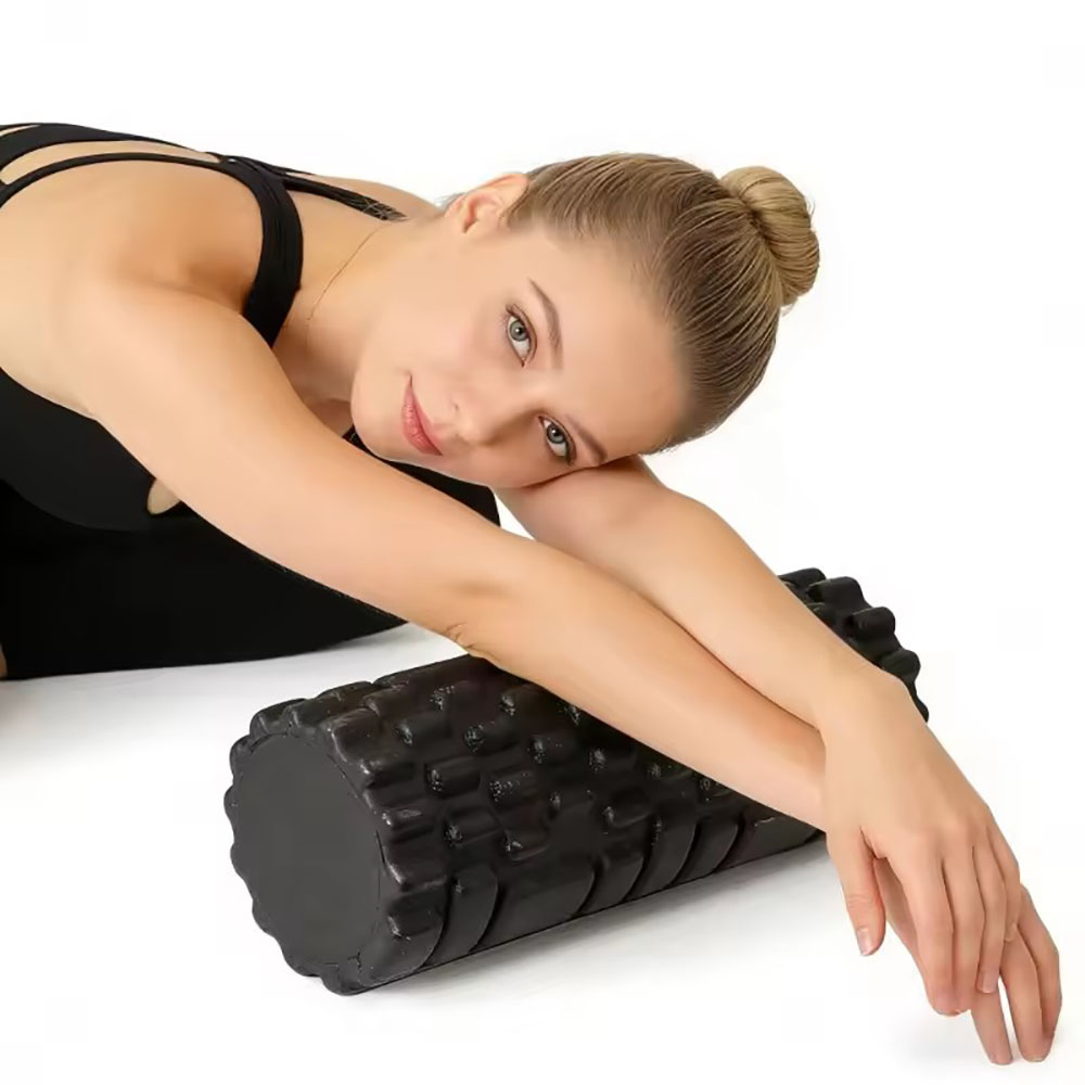Yoga Fitness Wheel - 33cm Foam Roller for Muscle Massage
