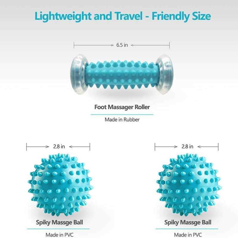 Foot Massager Massage Roller Y - Yoga Fitness Wheel recension och pris