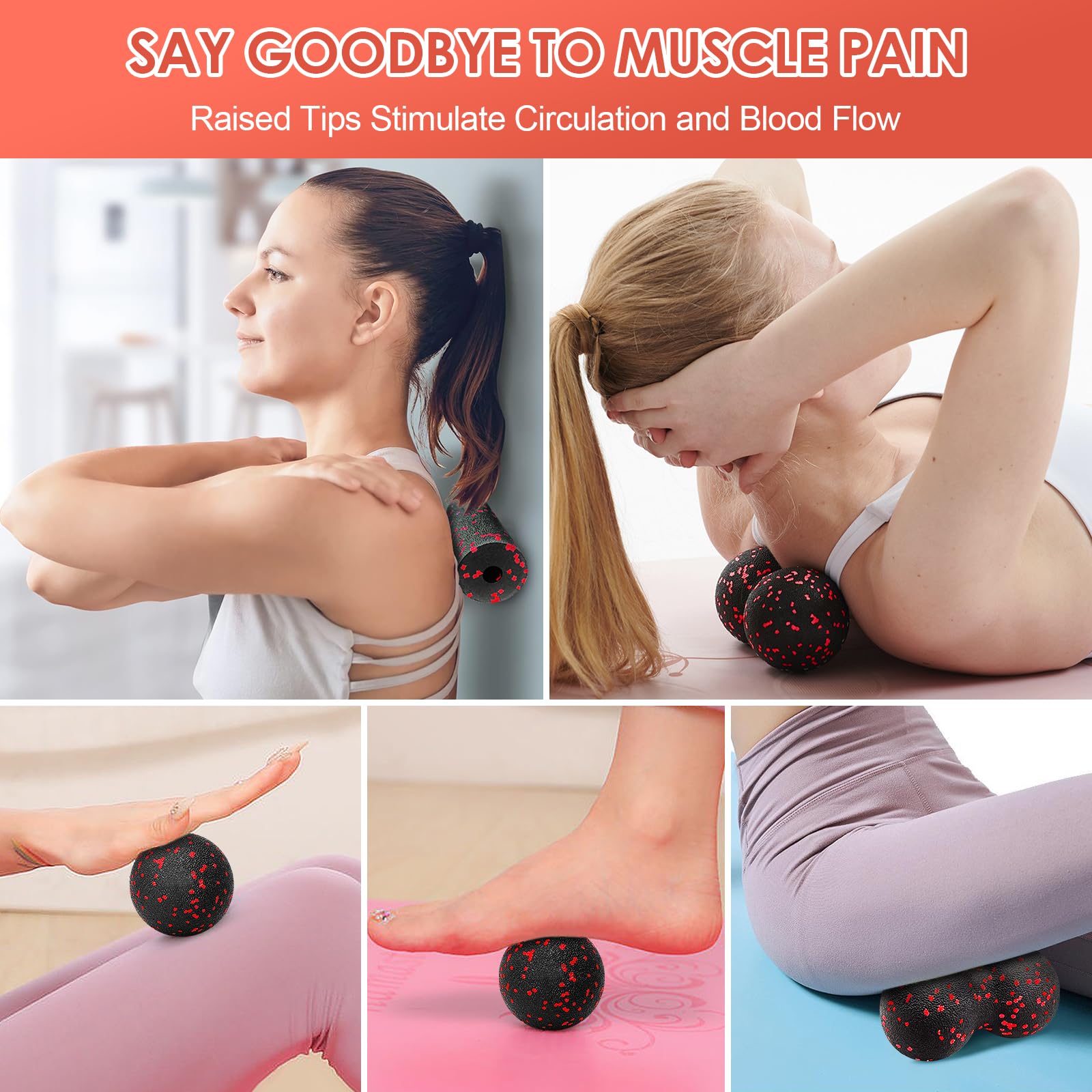 Hollow Yoga Roller Massage Pea - Yoga Fitness Wheel recension och pris