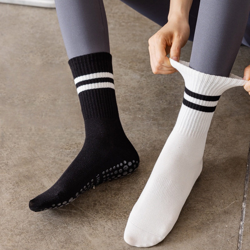Women Non Slip Yoga Socks, Gri - Yoga Fitness Pilates recension och pris