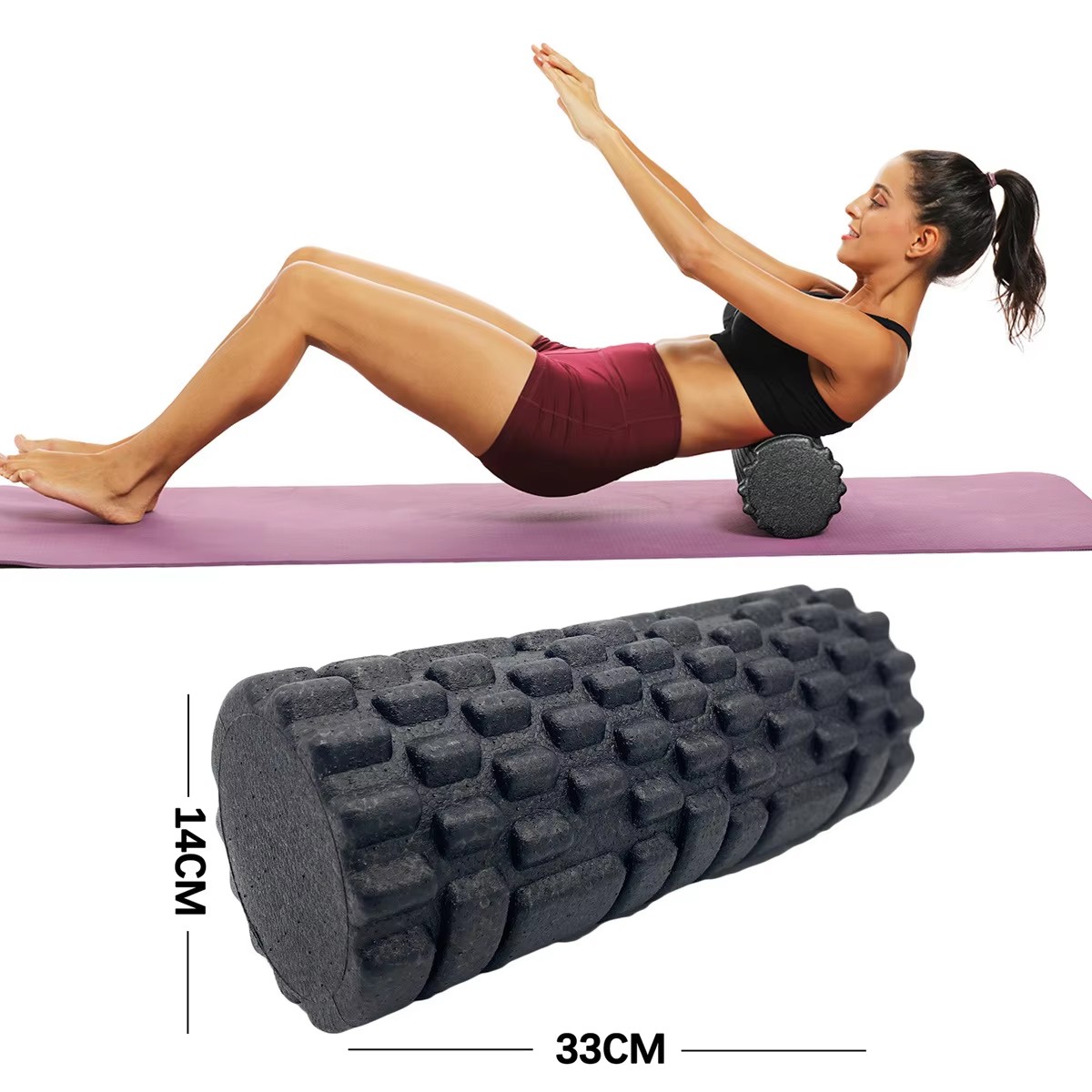 30/33cm Fitness Foam Roller Yo - Yoga Fitness Wheel recension och pris