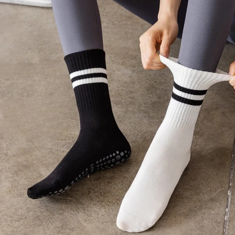 1/2pairs Non-Slip Sports Socks - Yoga Fitness Youtube recension och pris