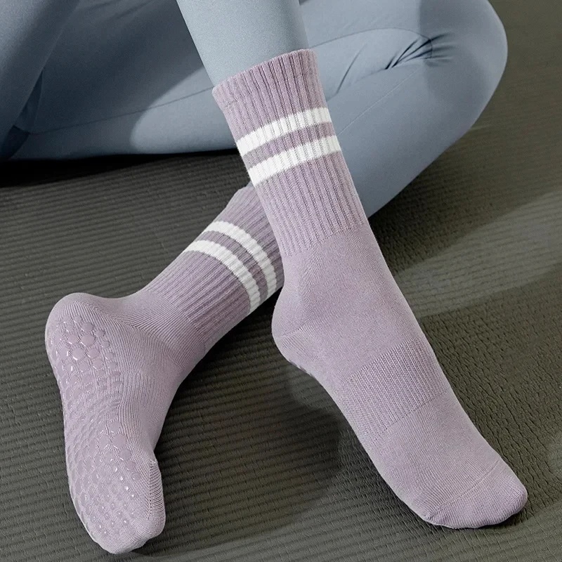 1/2pairs Non-Slip Sports Socks - Yoga Fitness Youtube recension och pris
