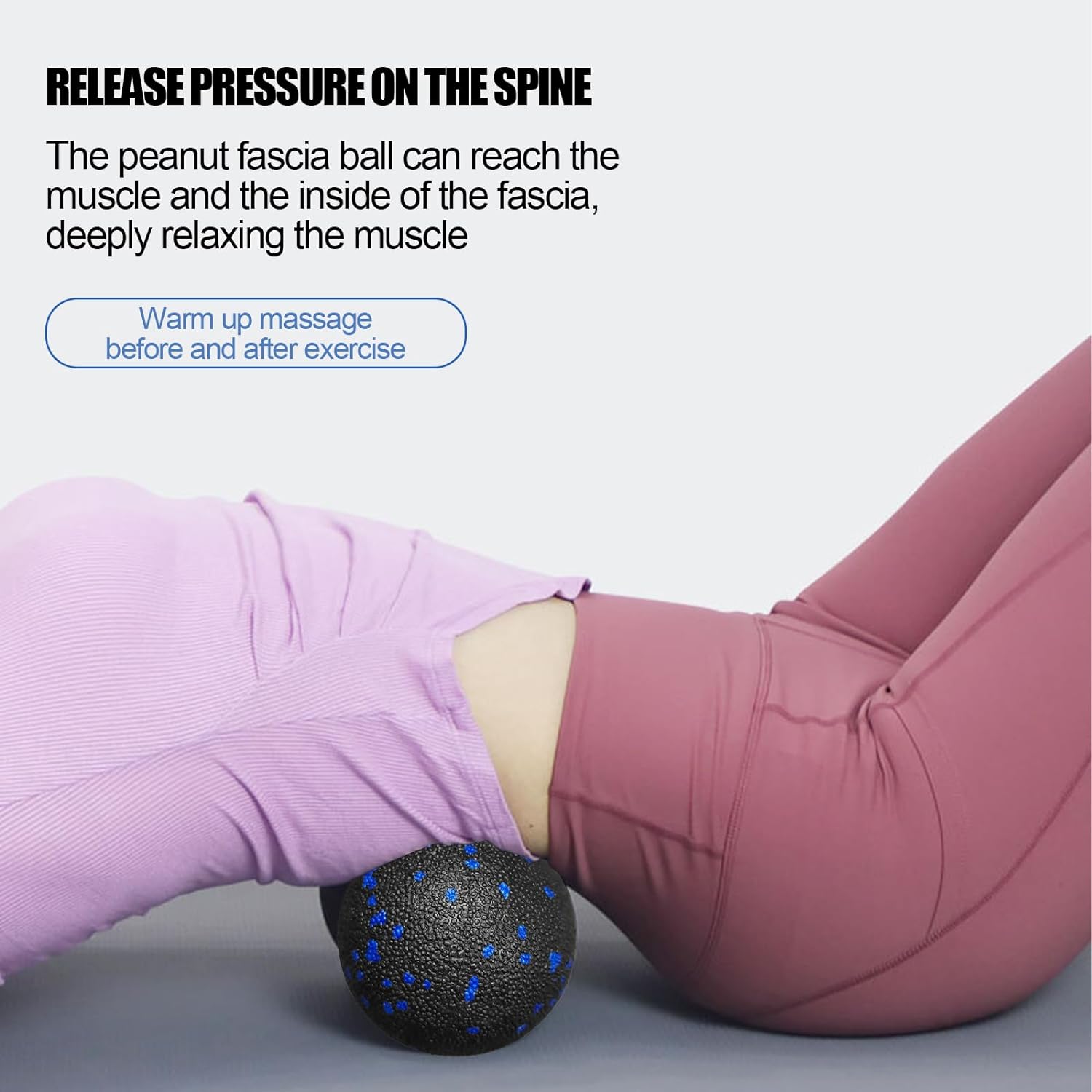 Peanut Fitness Massage Ball Se - Yoga Fitness Wheel recension och pris