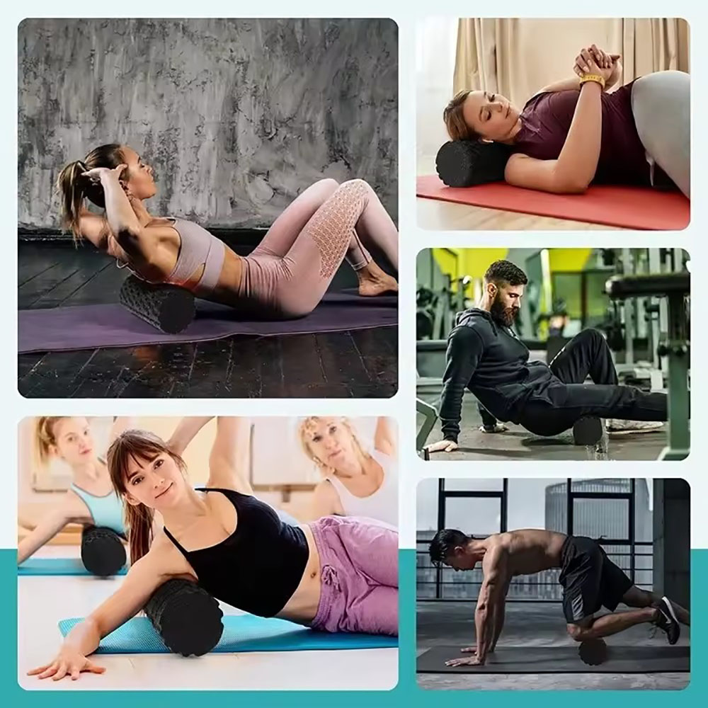 33cm Foam Roller for Muscle Ma - Yoga Fitness Wheel recension och pris