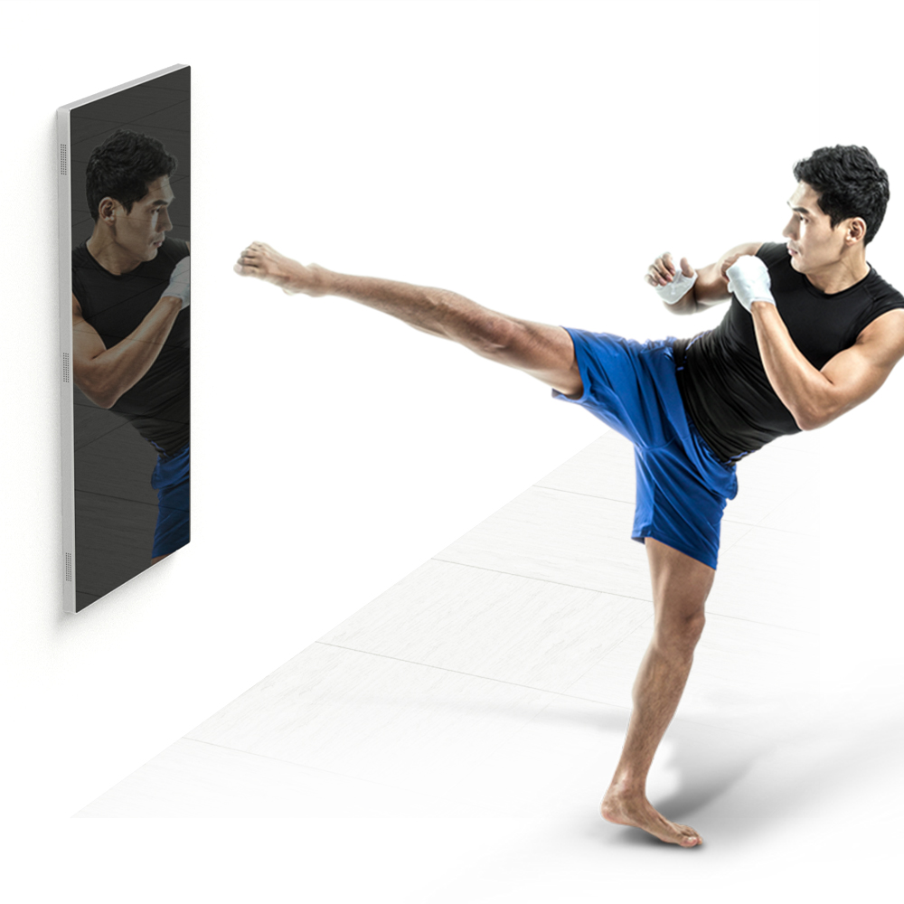 Wall Mounted Interactive Mirro - Yoga Fitness App recension och pris