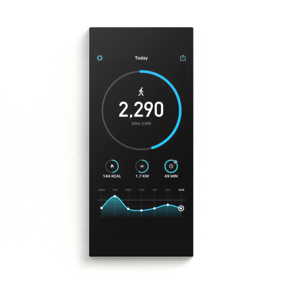 Wall Mounted Interactive Mirro - Yoga Fitness App recension och pris