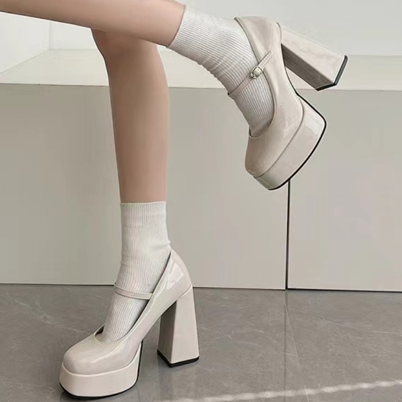 Women's Thick Heel Single Shoe - Resistance Bands recension och pris
