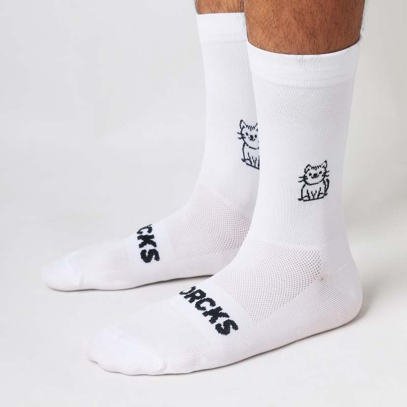 Cat Pattern Cycling Socks Spri - Resistance Bands recension och pris